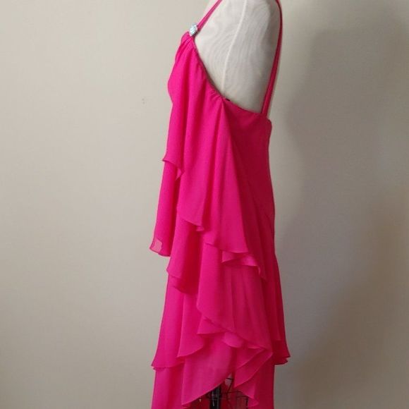 NWOT Princess Collection Formal Dress in Hot Pink - Picture 2 of 5